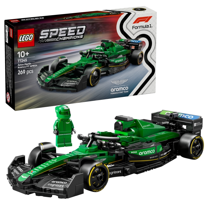 LEGO Speed Champions Aston Martin Aramco F1 AMR24 racerbil 77245