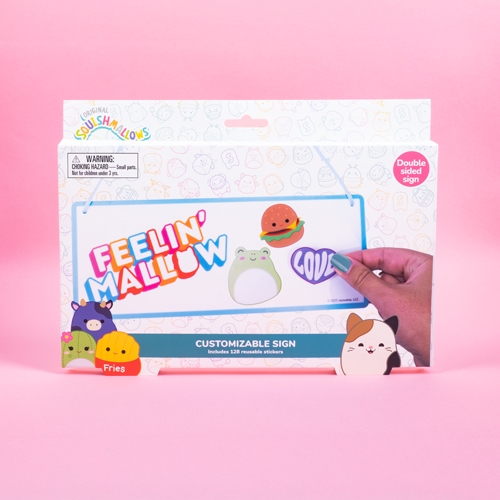 Squishmallows Rumskylt med väggdekaler