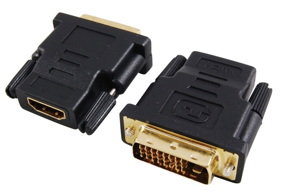 NORDIQZENZ Adapter DVI-D hane till HDMI hona