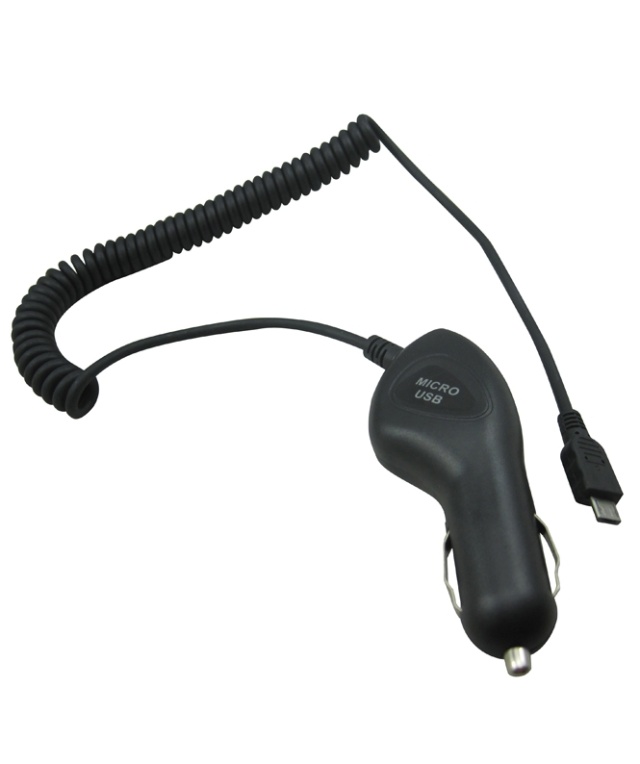 Billaddare, mikro-USB till mobil/smartphone (1A)