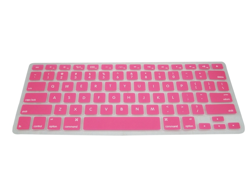 Silikonskydd till tangentbord, MacBook Pro 13.3 (Rosa)