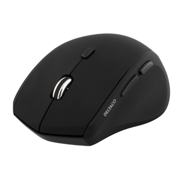 DELTACO trådlös optisk mus, 1600 dpi, USB (MS-805)
