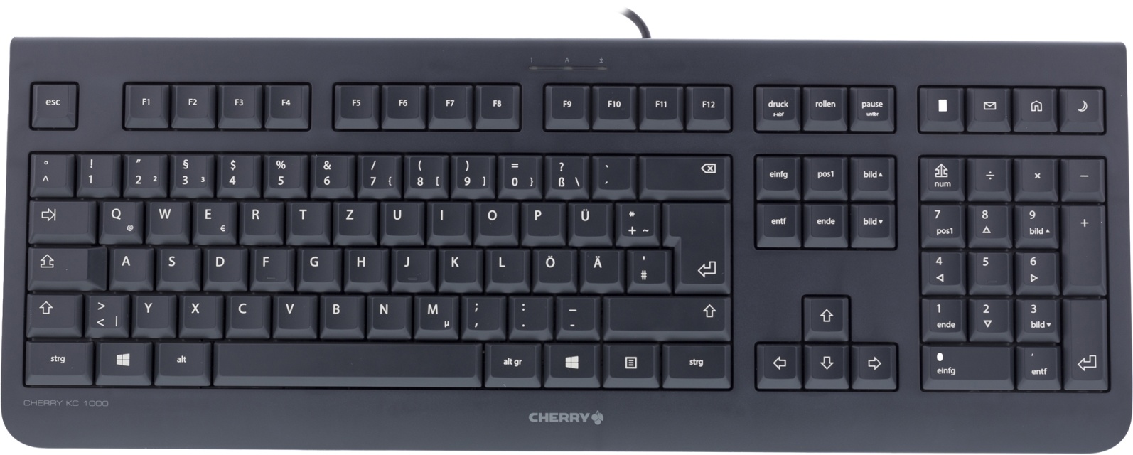CHERRY KC-1000, Nordisk layout, USB, 1,8m kabel, svart (JK-0800PN-2-)