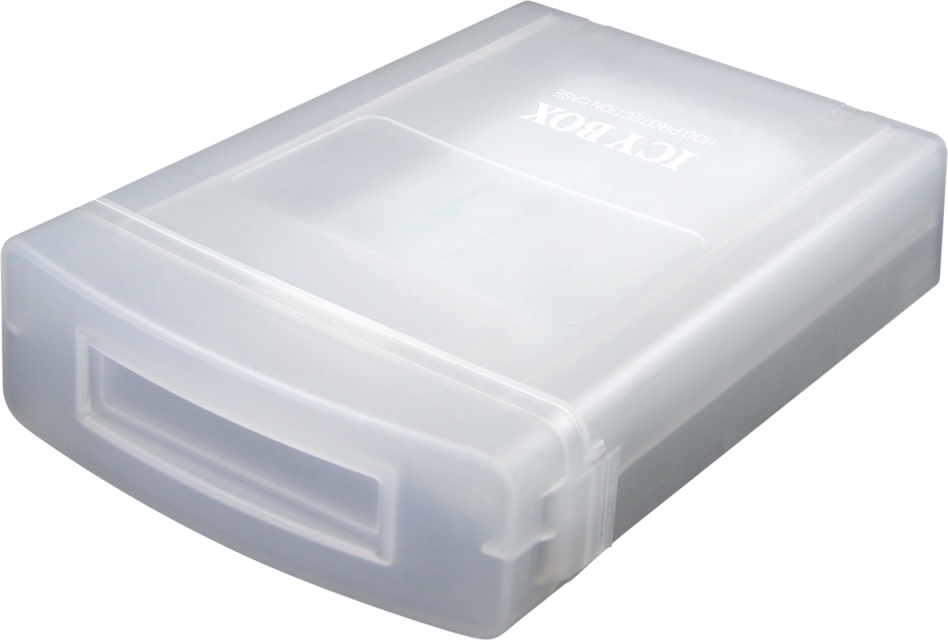 ICY BOX förvaringsbox för 3,5 HDD, skyddar mot stötar, damm, vätska (70204)