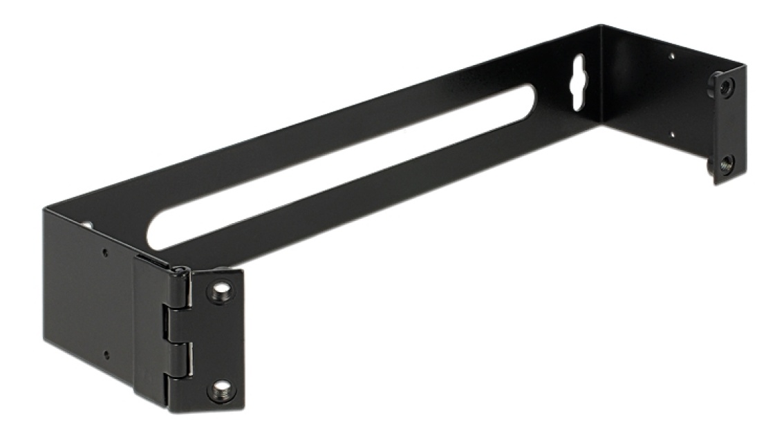 DeLock 10 " väggfäste för 10" patchpanel, 1U, svart
