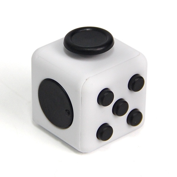 Fidget Cube, Vit/Svart