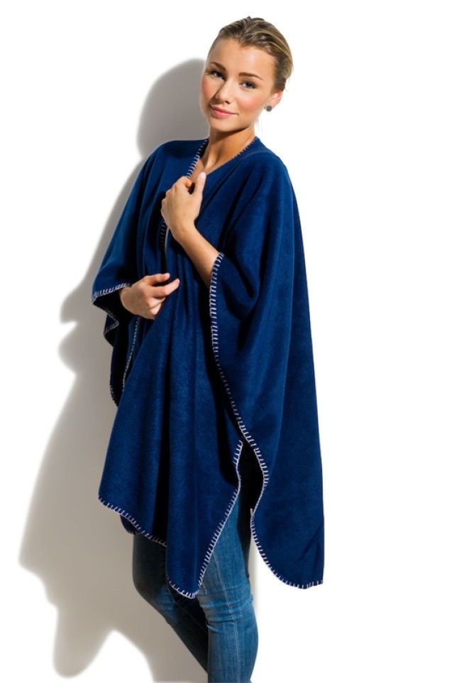 Nightingale Fleece Poncho, Marin