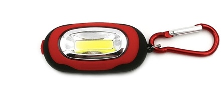 Liten LED ficklampa, Röd