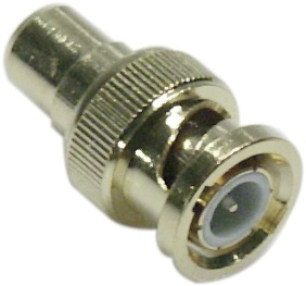 DELTACO Adapter RCA ho till BNC ha, guldpläterad (MM-60A)