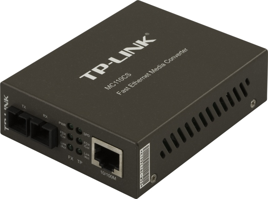 TP-Link, Fiber SC singlemode - 10/100 Mbps (MC110CS)