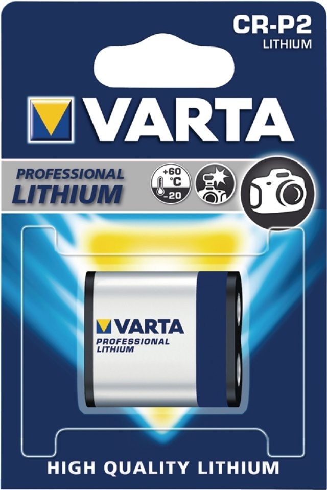 Varta CRP2 litium-batteri 6 V 1300 mAh