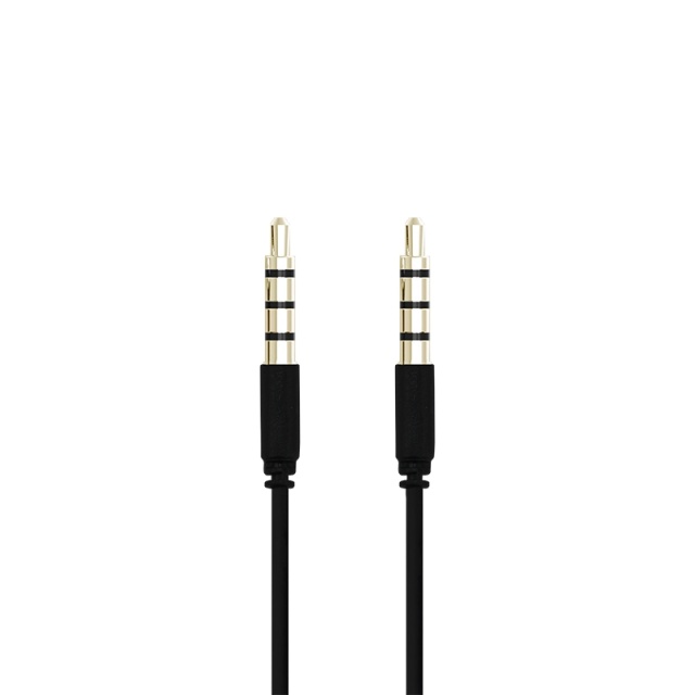 Champion 3,5mm Audiokabel 1m Svart