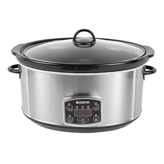Champion Slowcooker 6,5L 320W SC210 Rostfri