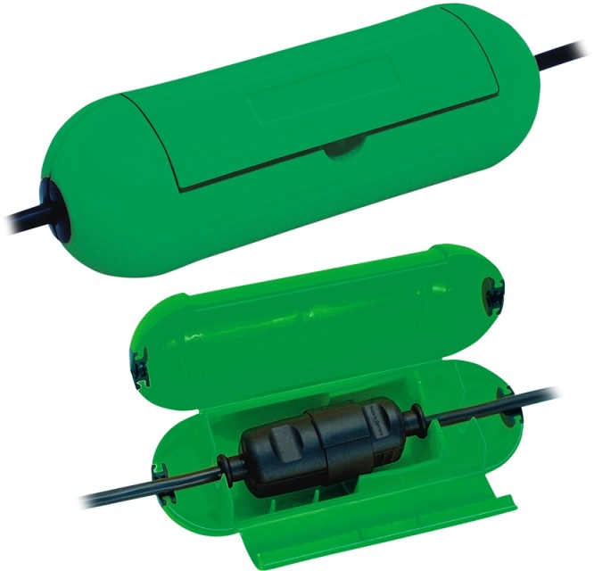 Brennenstuhl Safe-Box, skyddsbox för skarvsladdar, mörkgrön