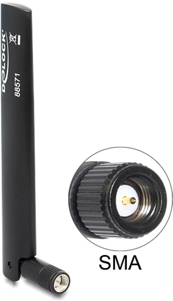 DeLOCK LTE antenn, GSM/UMTS/WLAN/Bluetooth, SMA ha
