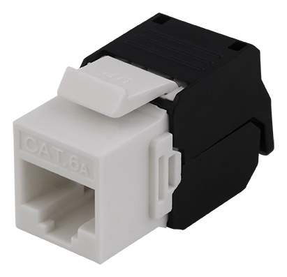 DELTACO UTP Cat6a Keystone kontaktdon, "Tool-free