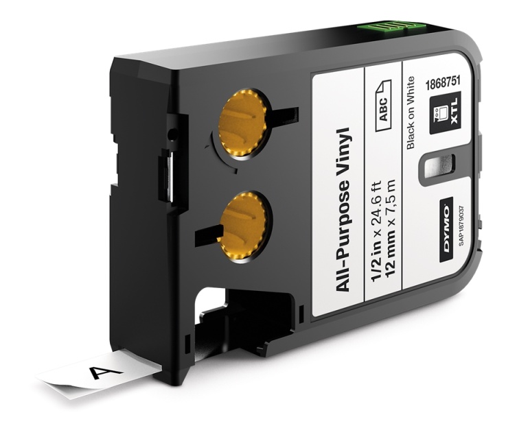 DYMO XTL Flerfunktionsvinyltejp, 12mm
