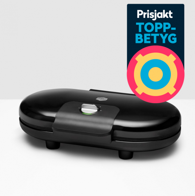 OBH Nordica Våffeljärn 6969 Select Double, Svart