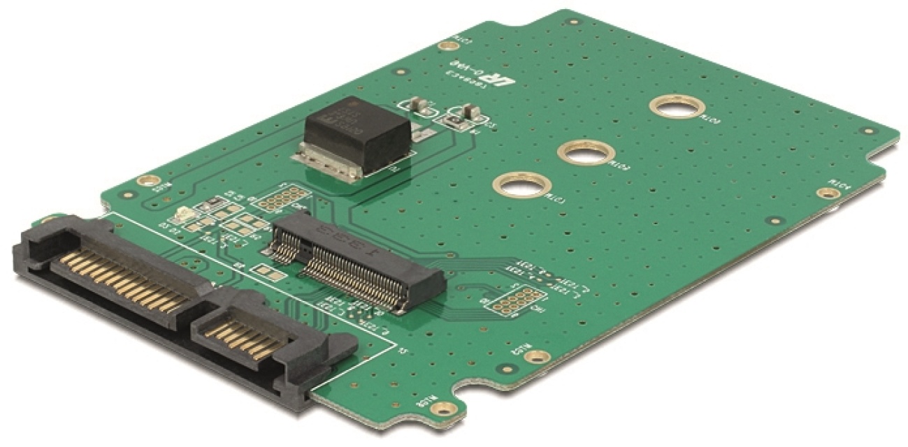 DeLOCK Adapter, gränssnittskonverterare, 22-pin SATA till M.2, 6Gb/s
