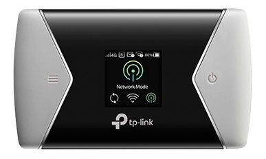 TP-Link mobilt 4G LTE-nätverk, tft skärm, intern antenn, svart/grå