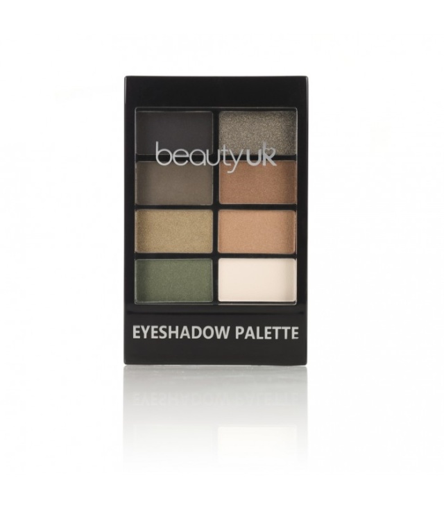 BeautyUK Beauty UK Eyeshadow Palette no.5 - Green with Envy