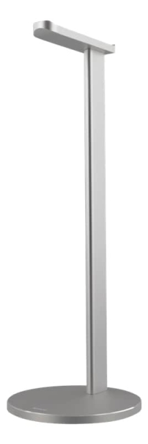 DELTACO Hörlursstativ, aluminium, glidskydd, silver