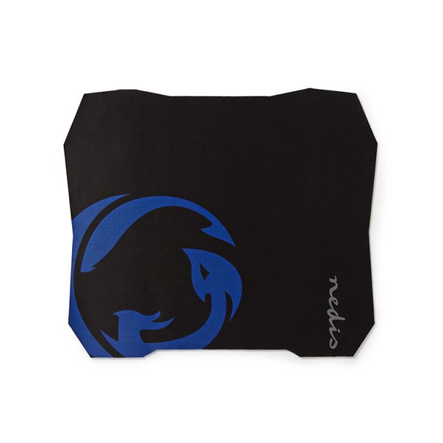 Nedis Gaming musmatta | Gummi / Mikrofiber | Svart