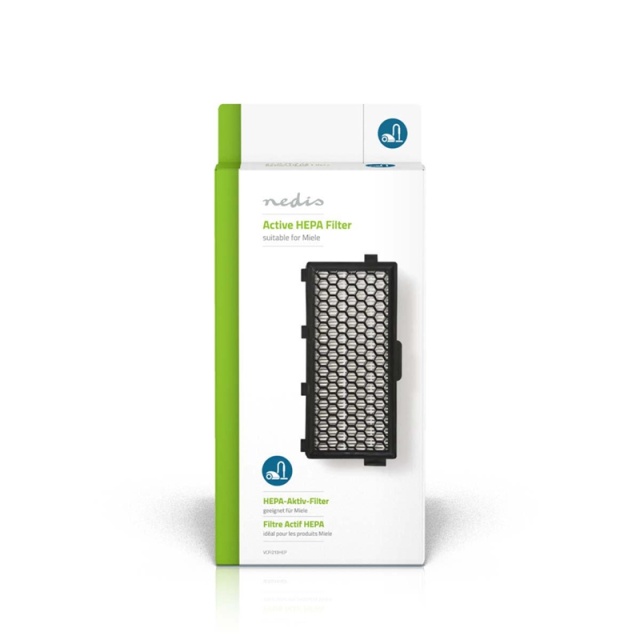 Nedis Ersättnings Active HEPA-filter | Ersättning för: Miele | Svart / Vit