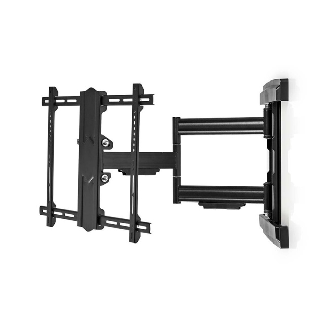 Nedis Tilt och vridbart TV väggfäste | 37 - 80 " | Maximal skärmvikt som stöds: 50 kg | Går att tilta | Roterbar | Minsta väggdistans: 70 mm | Maximalt väggavstånd: 650 mm | 3 Ledpunkt(er) | Stål | Svart