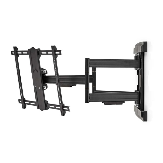 Nedis Tilt och vridbart TV väggfäste | 37 - 80 " | Maximal skärmvikt som stöds: 70 kg | Går att tilta | Roterbar | Minsta väggdistans: 70 mm | Maximalt väggavstånd: 800 mm | 6 Ledpunkt(er) | Stål | Svart