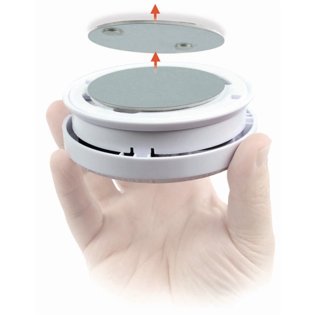 Nedis Montering av detektor | Diameter: 70 mm | Magnetisk | Tejp | Silver