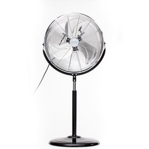 electriQ 16 Chrome Pedestal Fan with Adjustable Stand 