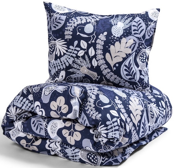 Kosta Linnewäfveri Stormhagen Satin 150X210, Marin