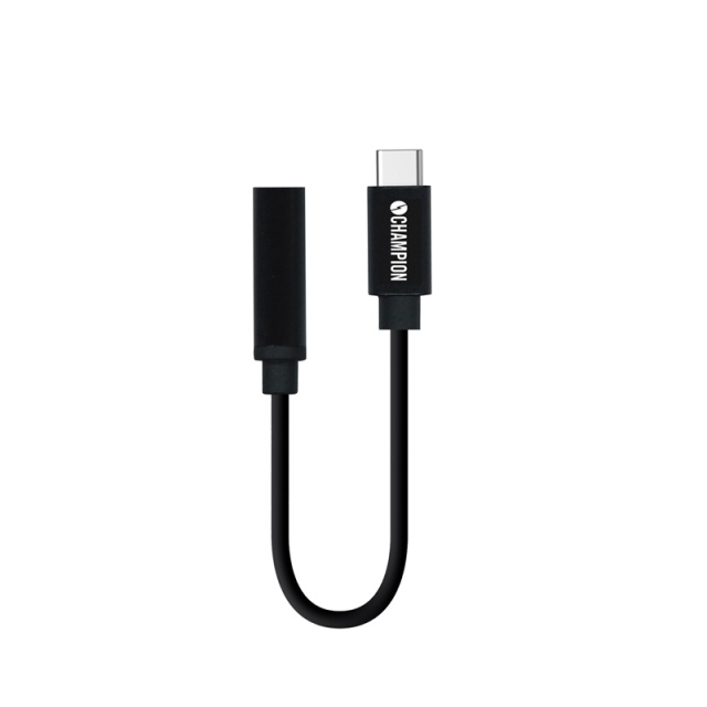 Champion Adapter USB-C till 3,5mm DAC Svart