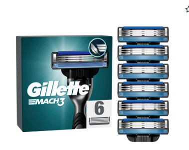 Gillette Rakblad Mach3 Base 6st