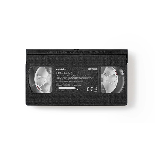 Nedis Regörings tejp | 20 ml | VHS-huvuden | Svart