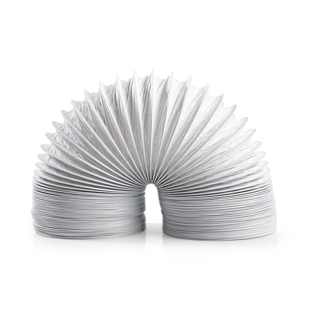 Nedis Luft Utloppsslang PVC | 100 mm | 1.50 m | Passar till: Air Ventilation / Tumble Dryers | Vit