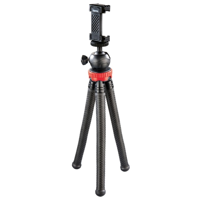 Hama Bordsstativ Kamera, Smartphone & GoPro FlexPro 27 cm Röd