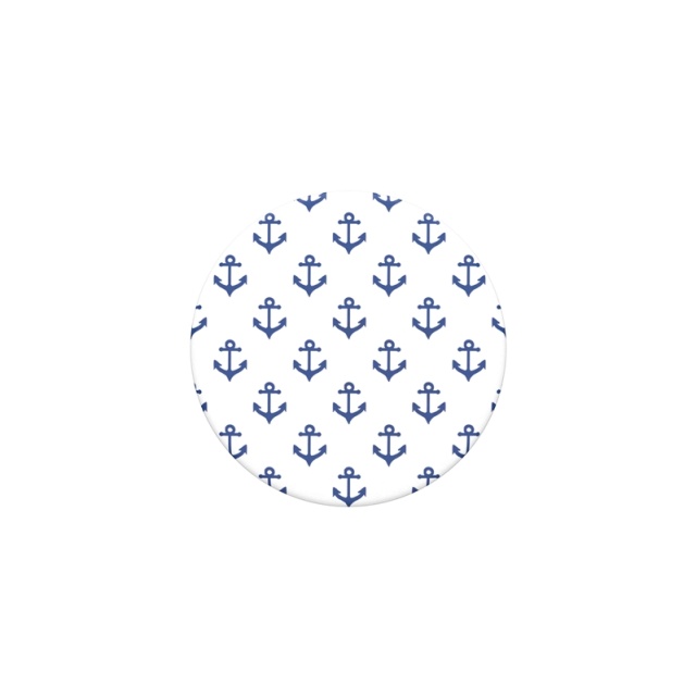 PopSockets Anchors Away White Avtagbart Grip med Ställfunktion