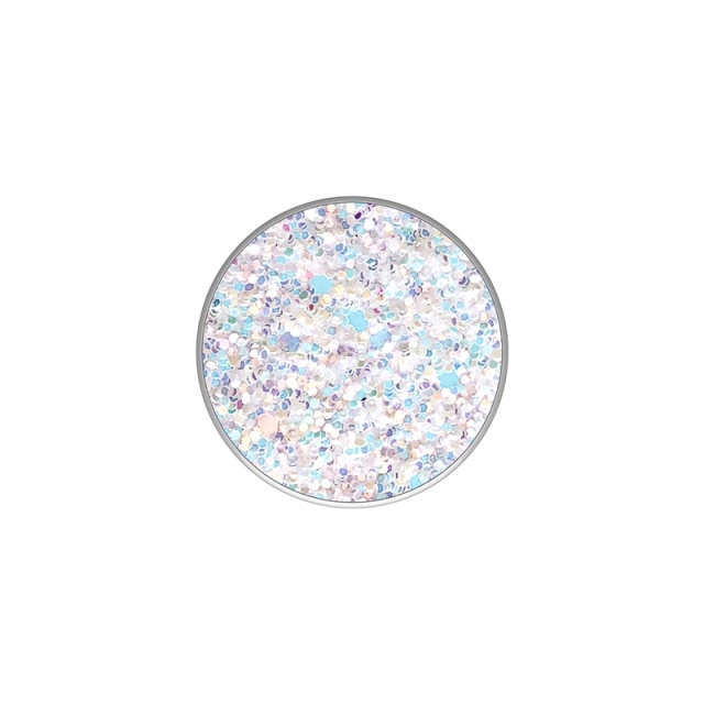 PopSockets Sparkle Snow White  Avtagbart Grip med Ställfunktion Premium