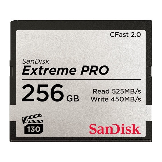 Sandisk Minneskort Cfast 2.0 Extreme Pro 256Gb 525Mb/S Vpg130