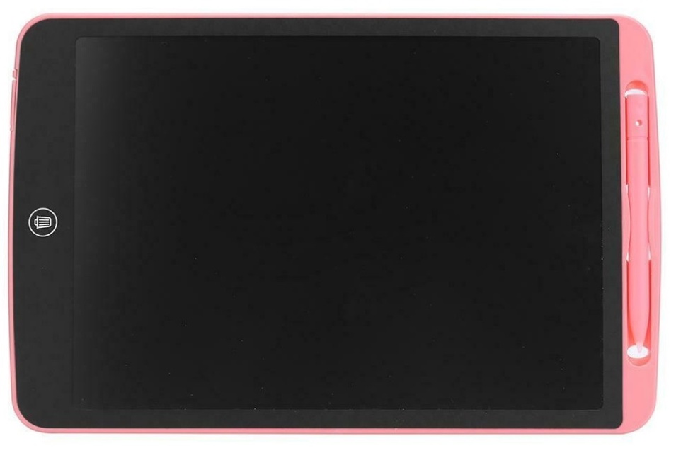 Ritplatta med LCD-display 8,5", Rosa