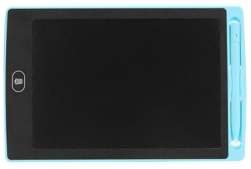 Ritplatta med LCD-display 8,5", Blå
