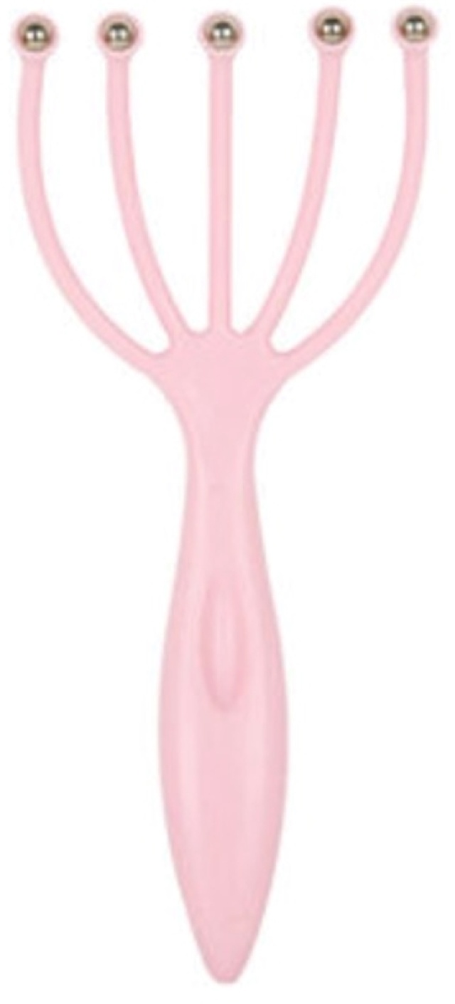 Skalpmassage med metallbollar, Rosa