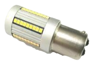 Canbus LED-lampa, 1157-66SMD, 1300±10lm, Röd