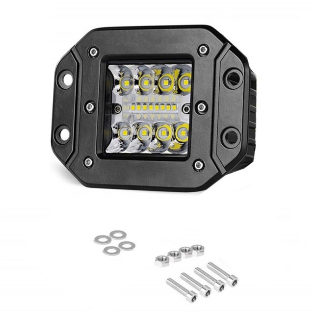 LED Ramp, Infällt Arbetsljus 5" 4320lm IP68