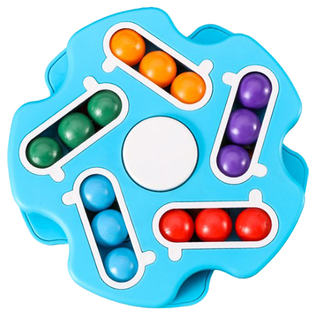 Fidget Spinner med pussel, Blå