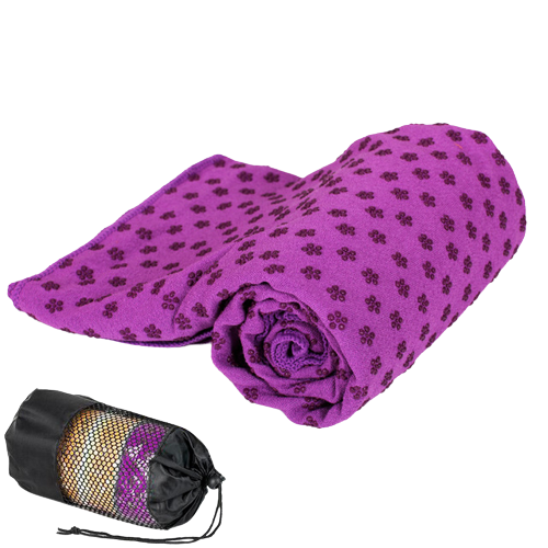 Fitness Sport Yoga Handduksmatta, Lila