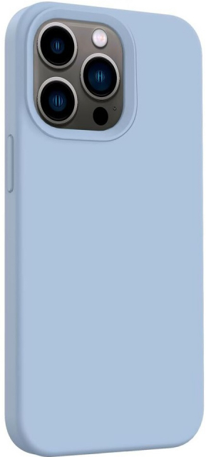 Silikonskal till iPhone 15 Pro, Himmelsblå