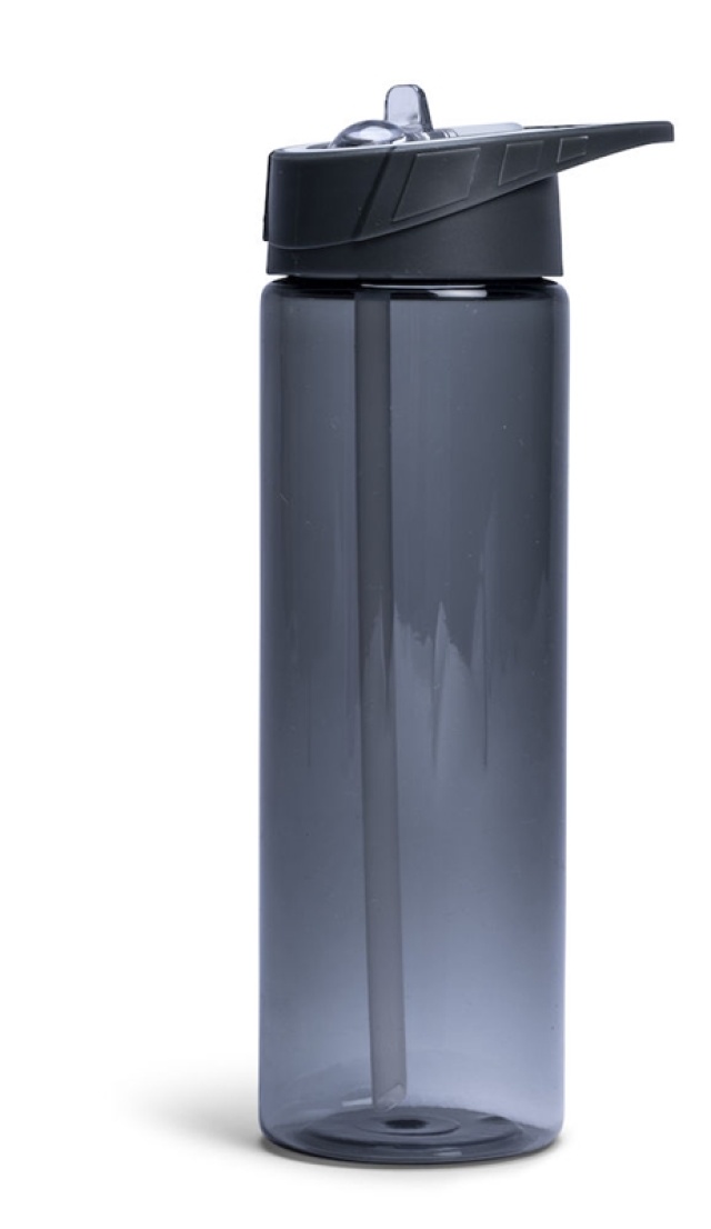 Lord Nelson Vattenflaska med Sugrör Svart